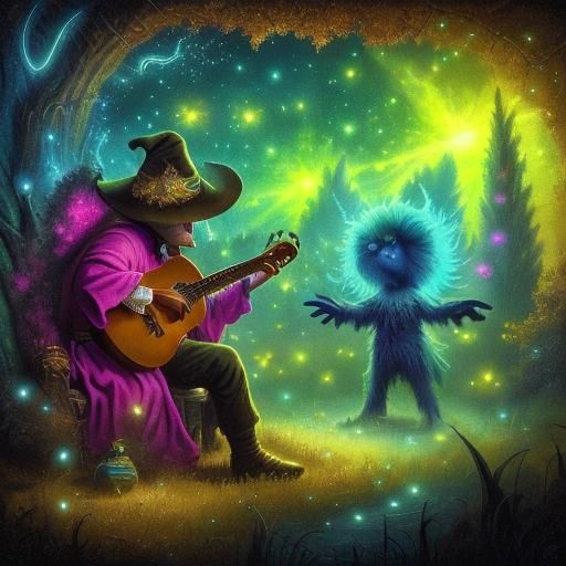 Dreamer from Another Planet in Forest Cosmos