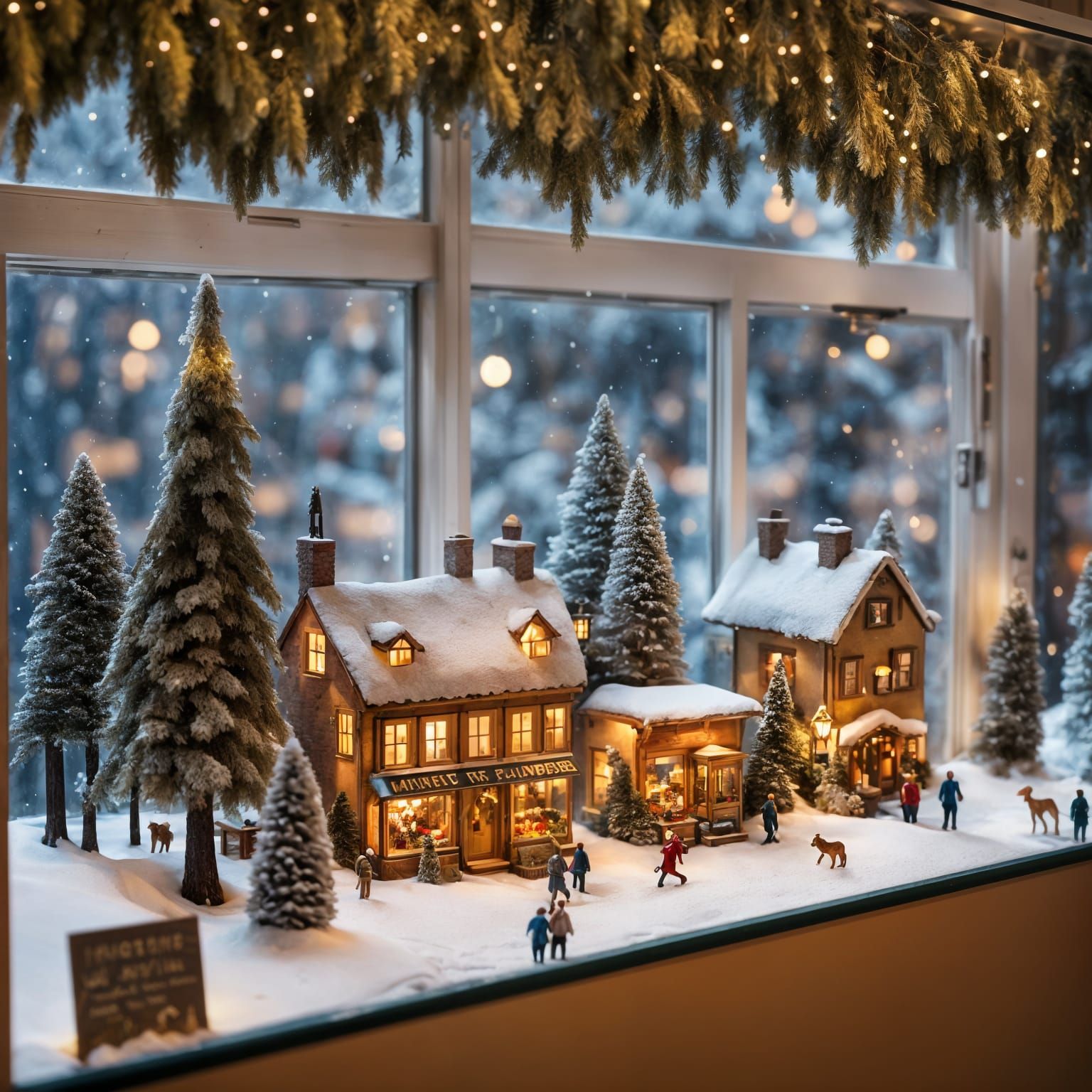 Christmas Toy Shop Window Display