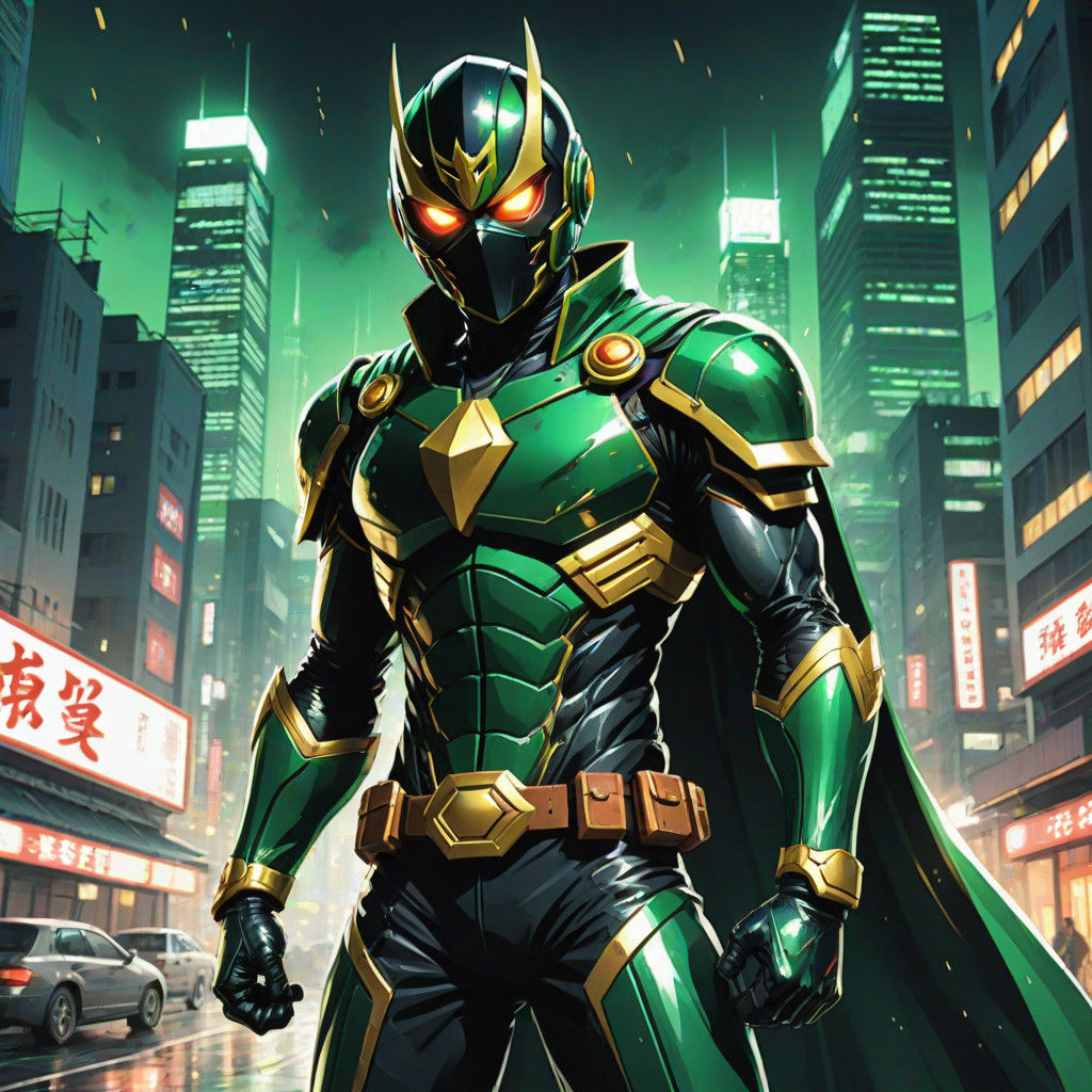 Renaissance-Inspired Portrait of a Mysterious Masked Rider