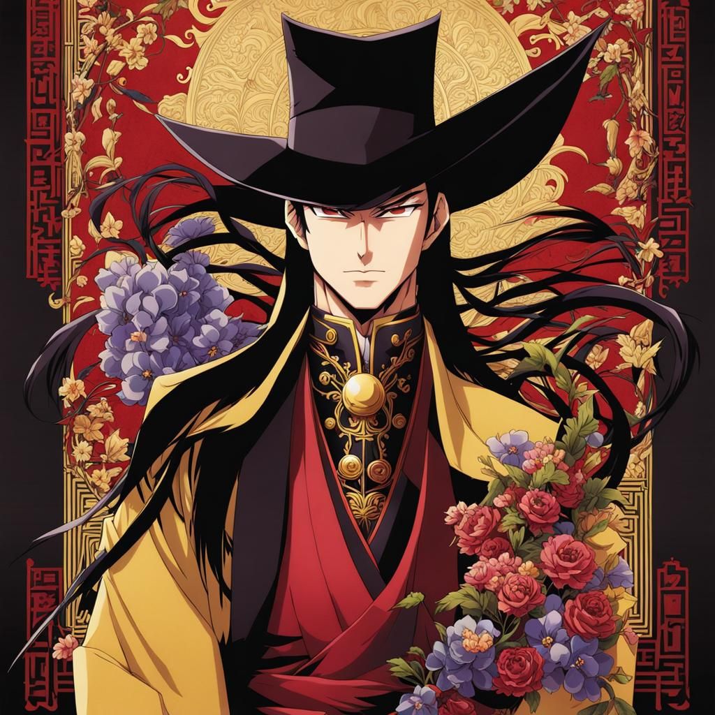 Muzan Kibutsuji Anime Key Visual Art