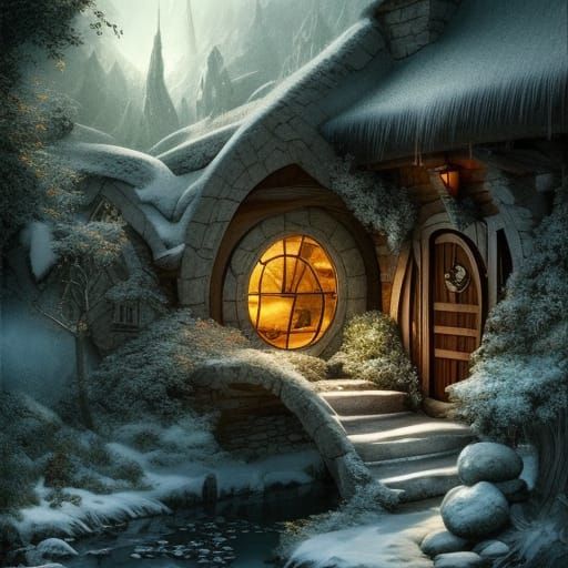 I want a Hobbit home where I can snug up, read a book and eat comfort food.