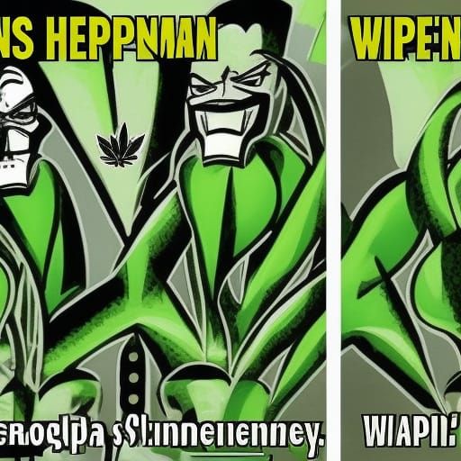 Cannabis Supervillain: Marijuana Archnemesis Concept Art