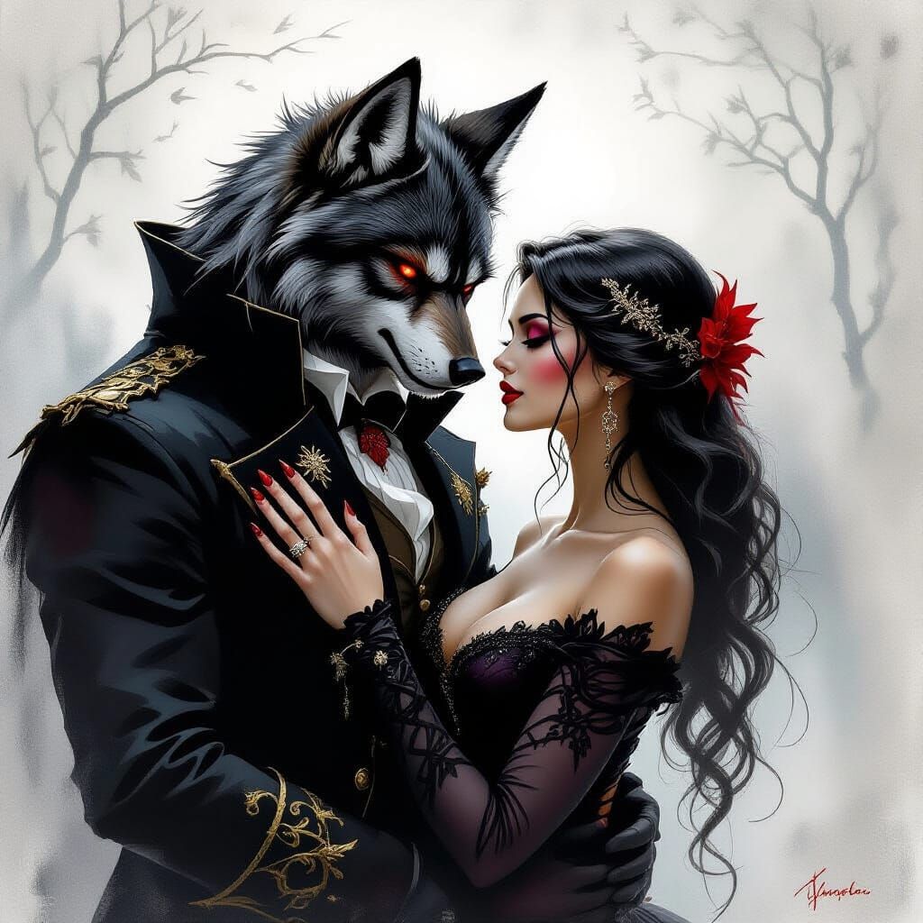 Werewolf and Vampire: A Dark Gothic Romance