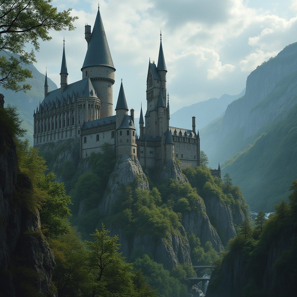 Mystical Hogwarts School in Scottish Highlands