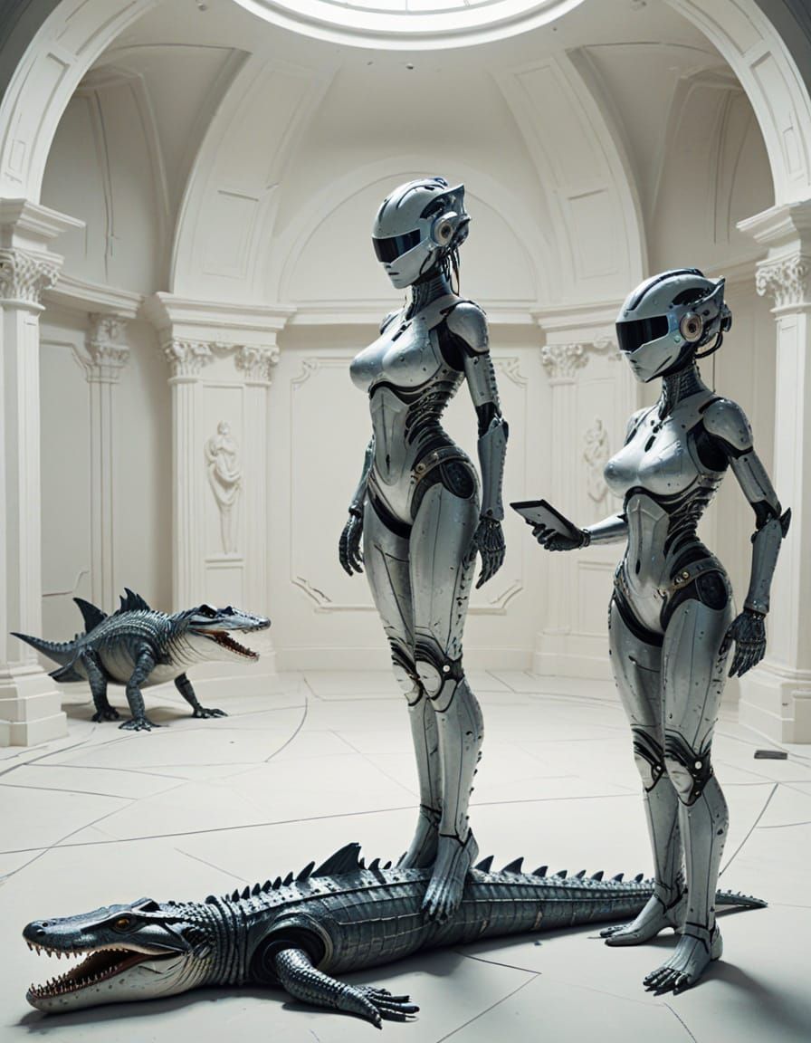 Psychedelic Shark Tank: A Digital Art Nightmare