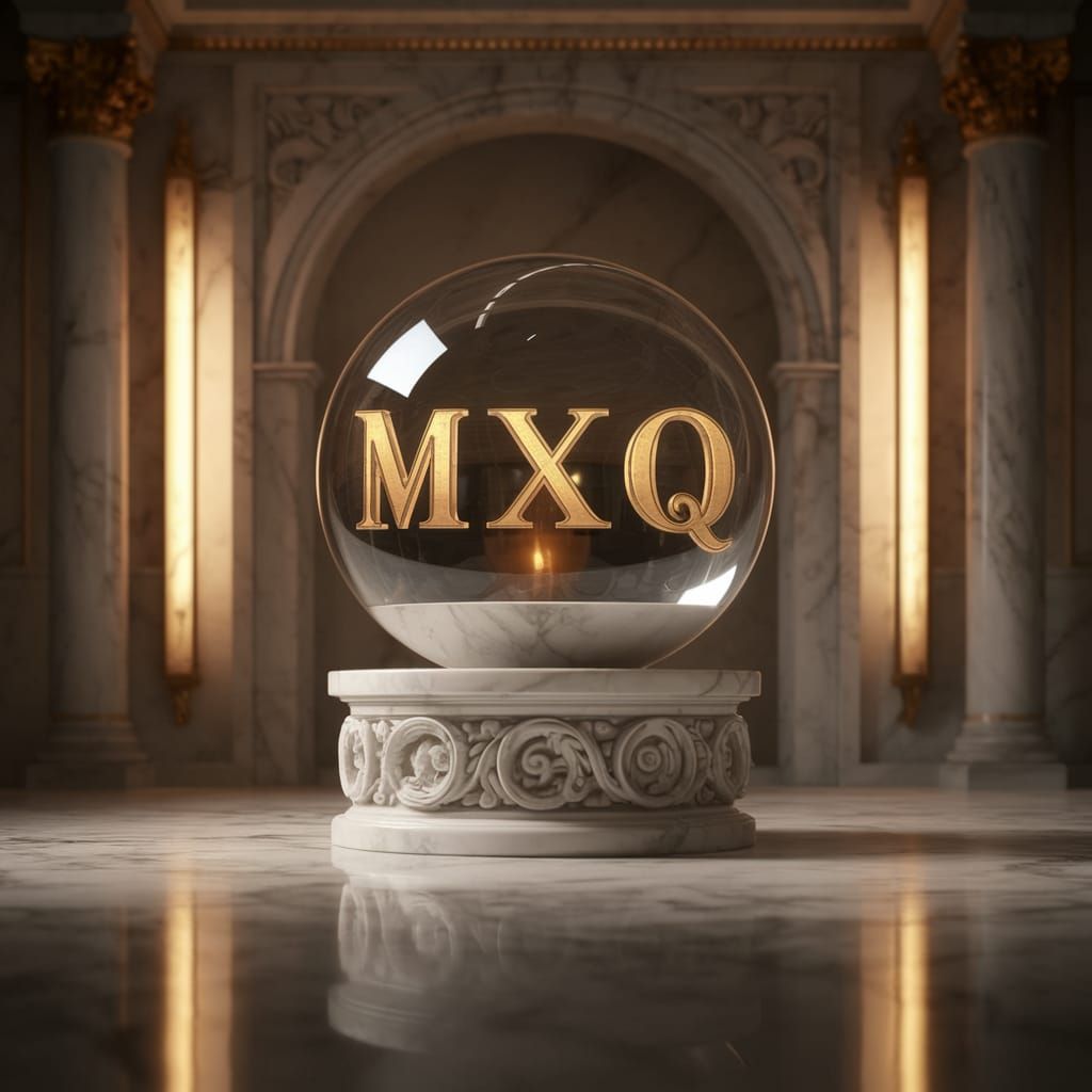 Lavish Marble Chamber with Classical Details and Golden Orb