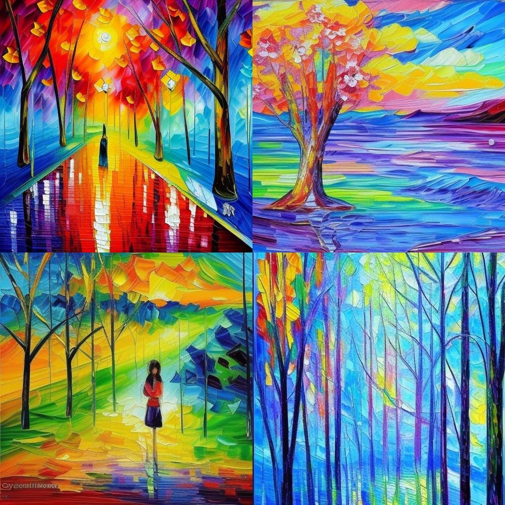 OMORI in Neo-Impressionist Expressionist Style