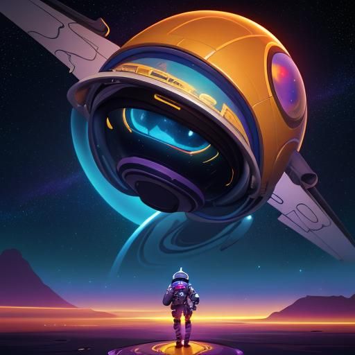 Princess Daisy's Intergalactic Adventure in Space