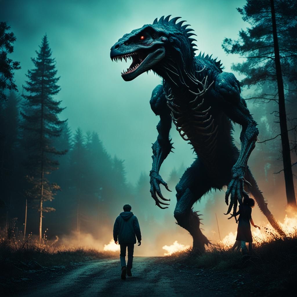 Cinematic Skinwalker Film Still in Best Quality