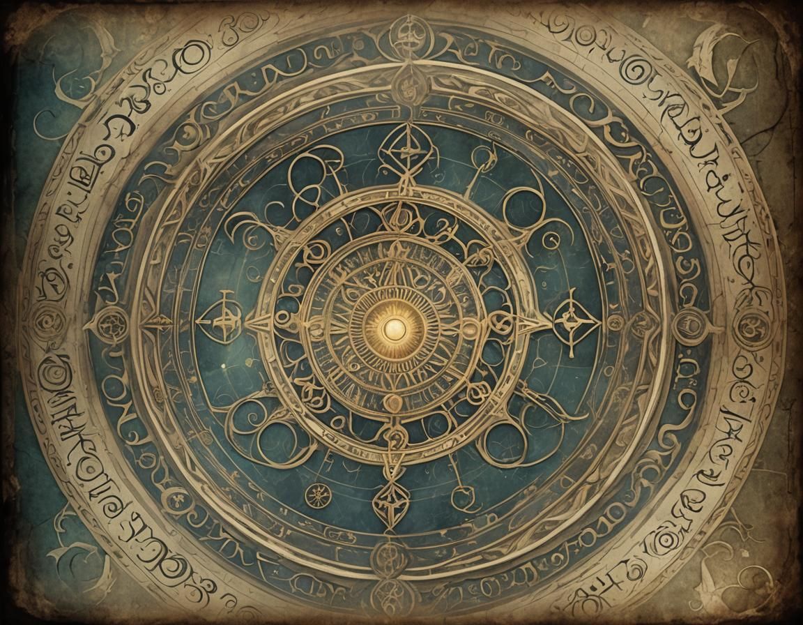 Mystical Scene of Wonder and Intrigue