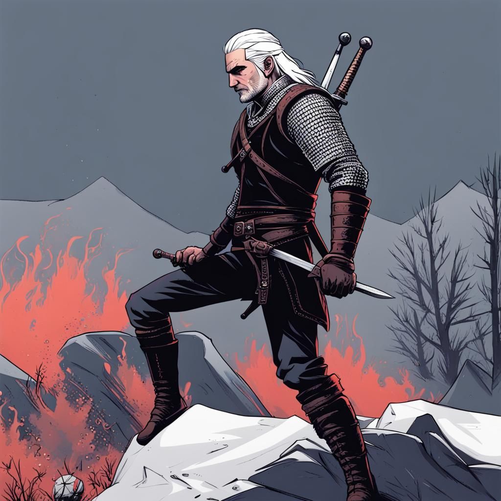 Witcher AI Image: Fantasy Adventure