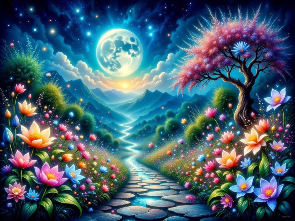 A beautiful night under the moon 3