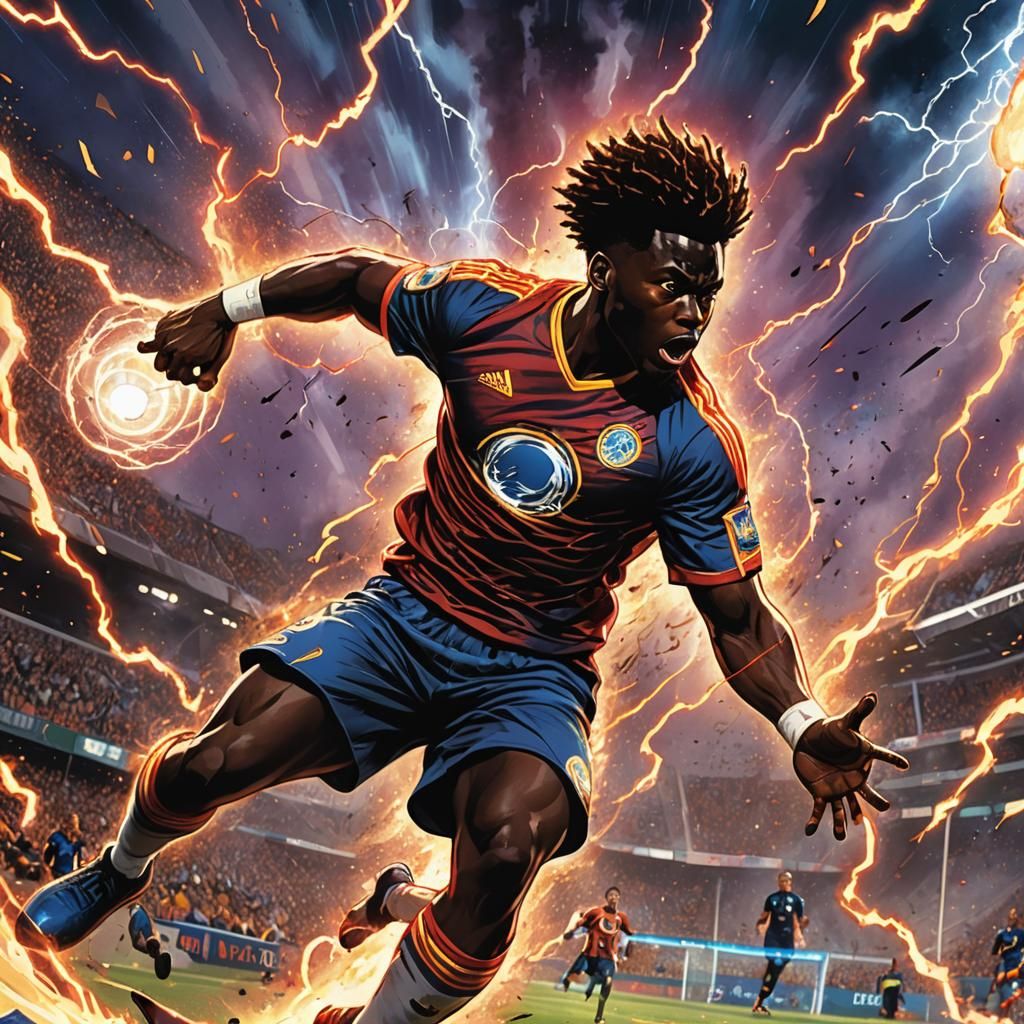 Bukayo Saka Scores: A Marvel-Inspired Comic