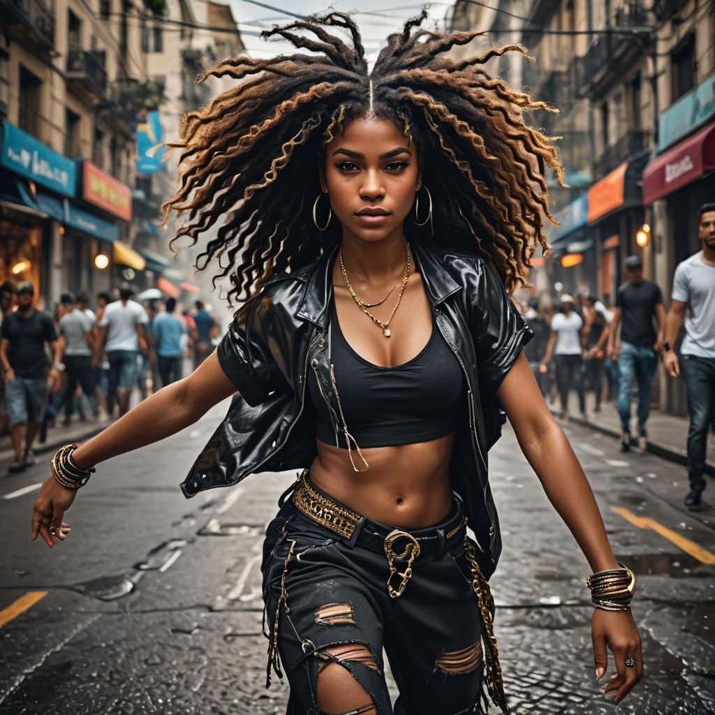 Brazilian street dancer