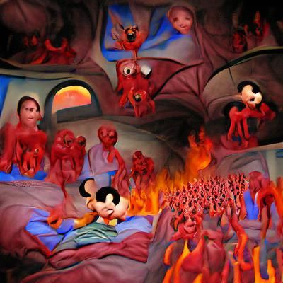 Surreal Nightmare Landscape