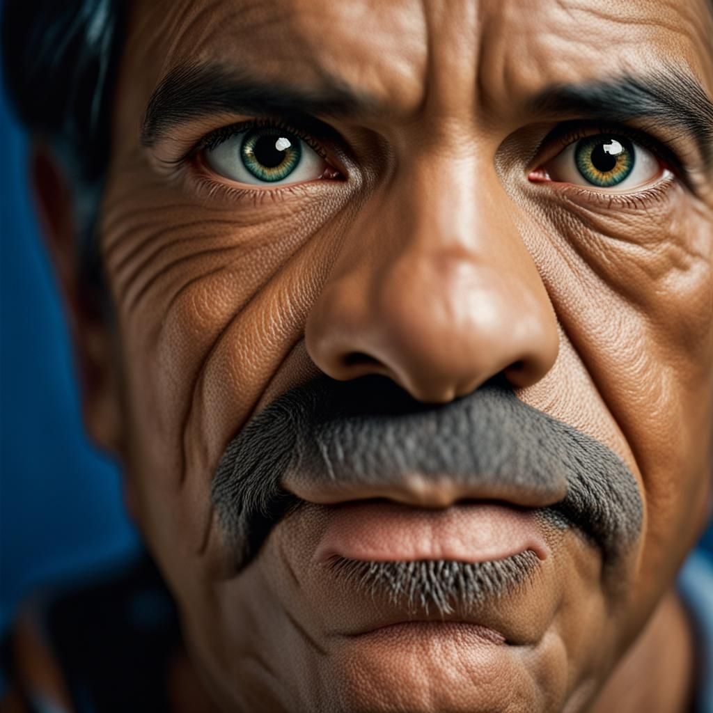 Detailed Portrait of Stitch with Bokeh Lighting