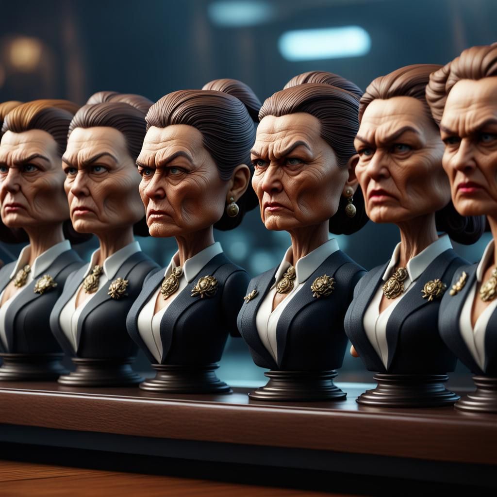 Angry Bobbleheads on TV: Dark Fantasy Concept Art