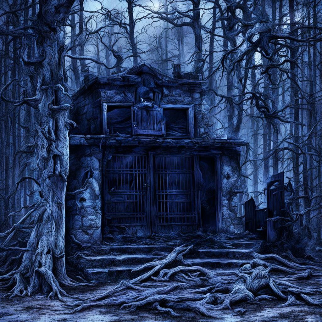 Monochrome Nightmare Dreamscape of Impending Doom