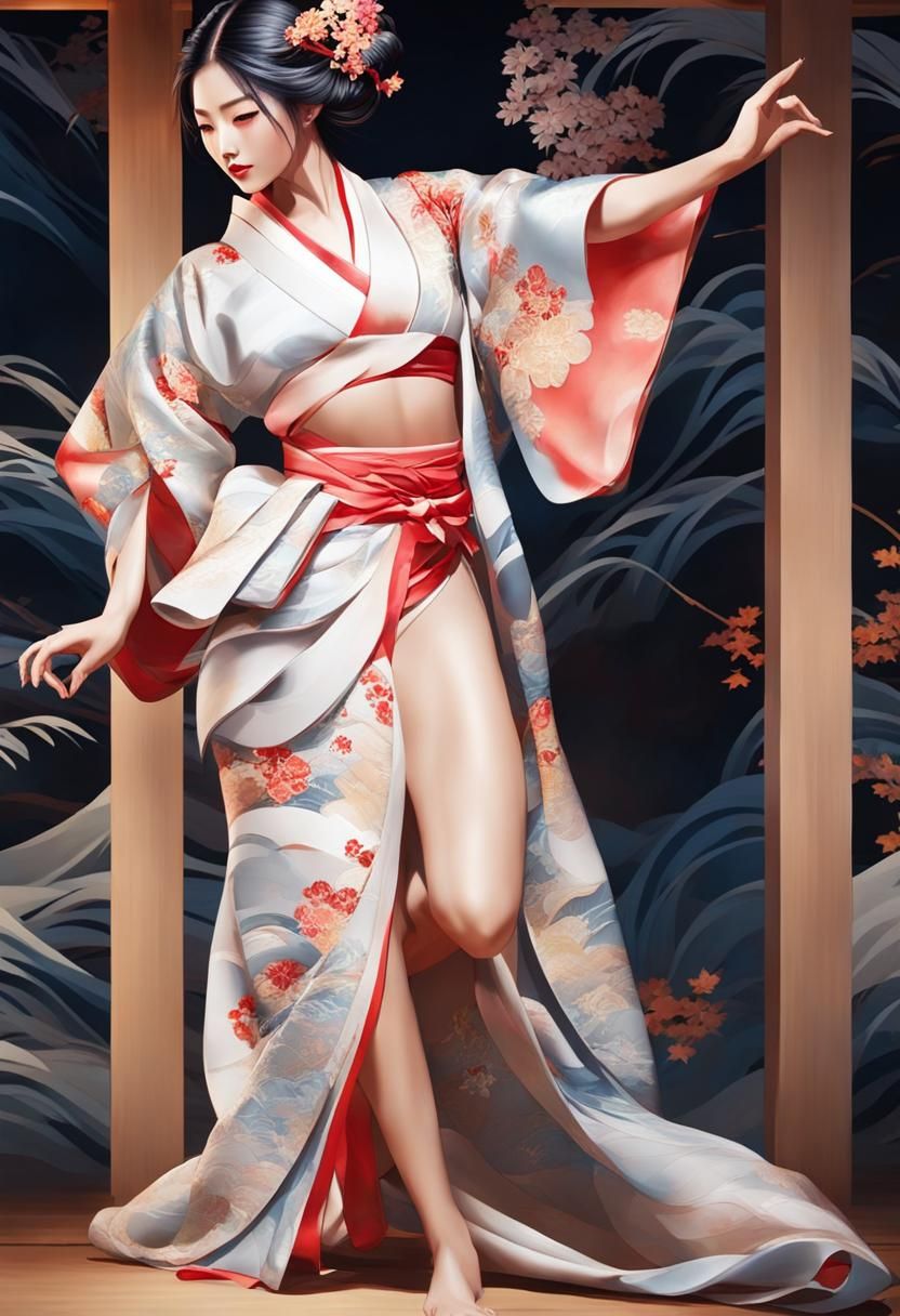 Japanese woman beautiful like a lotus flower  /04