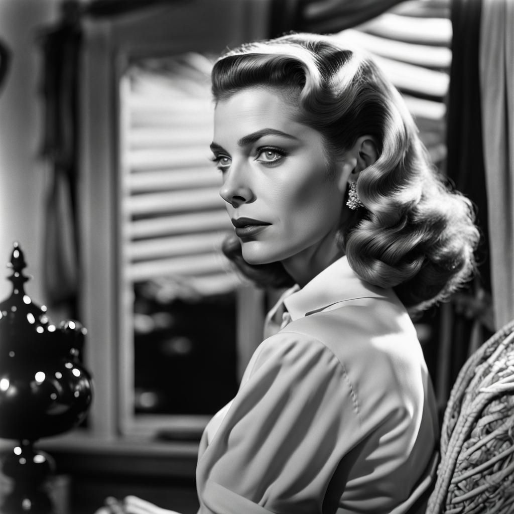 Lauren Bacall in Key Largo: A Noir Scene