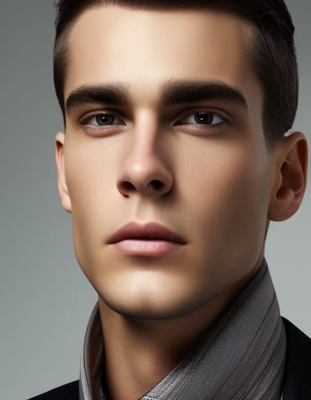 Determined Young Man