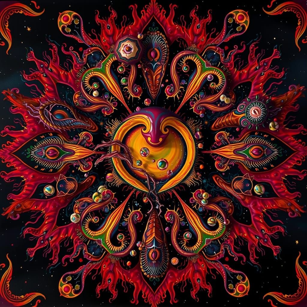 Microscopic Universe Teeming with Alien Life in Hyperrealist...