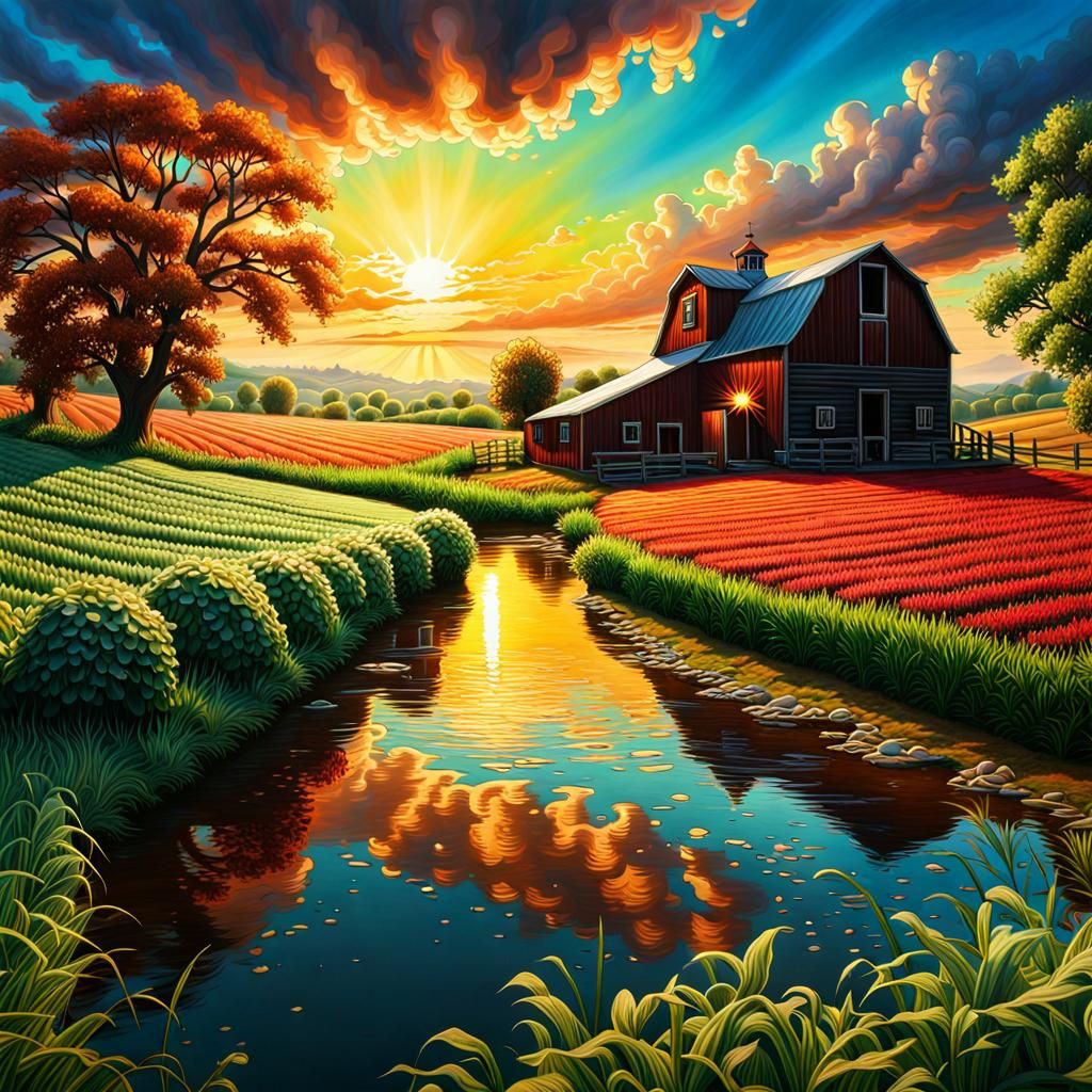 Idyllic farm life III