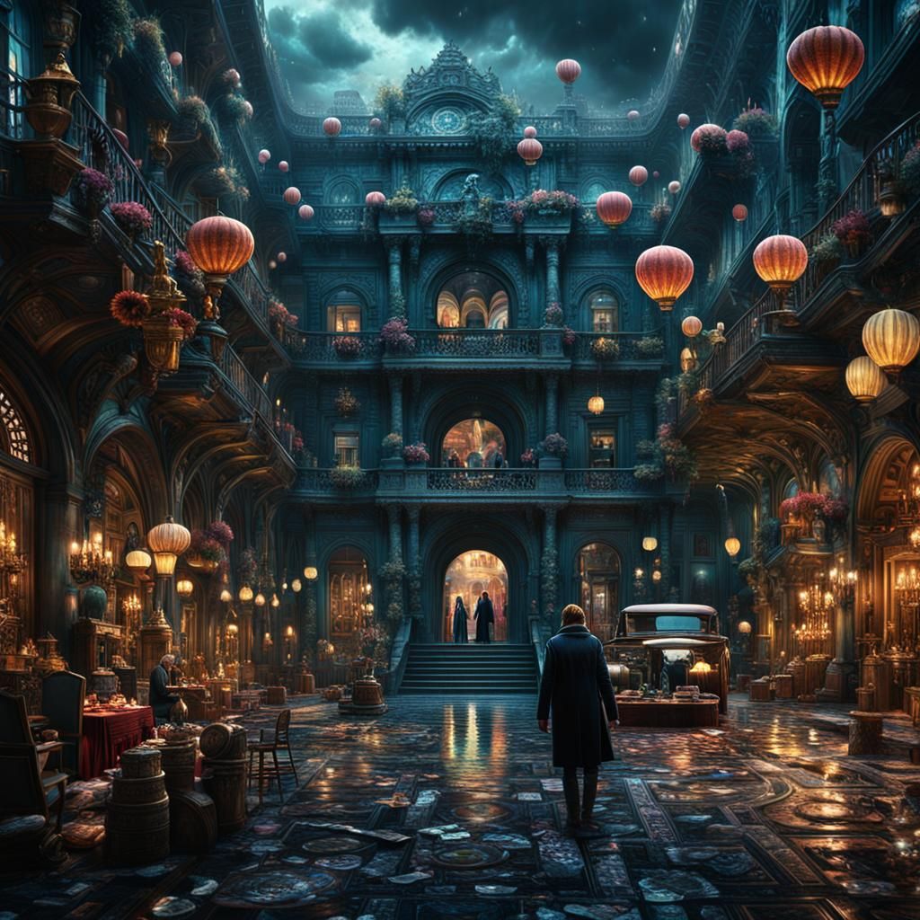 Mother Nursing Child: Epic Cinematic Digital Art