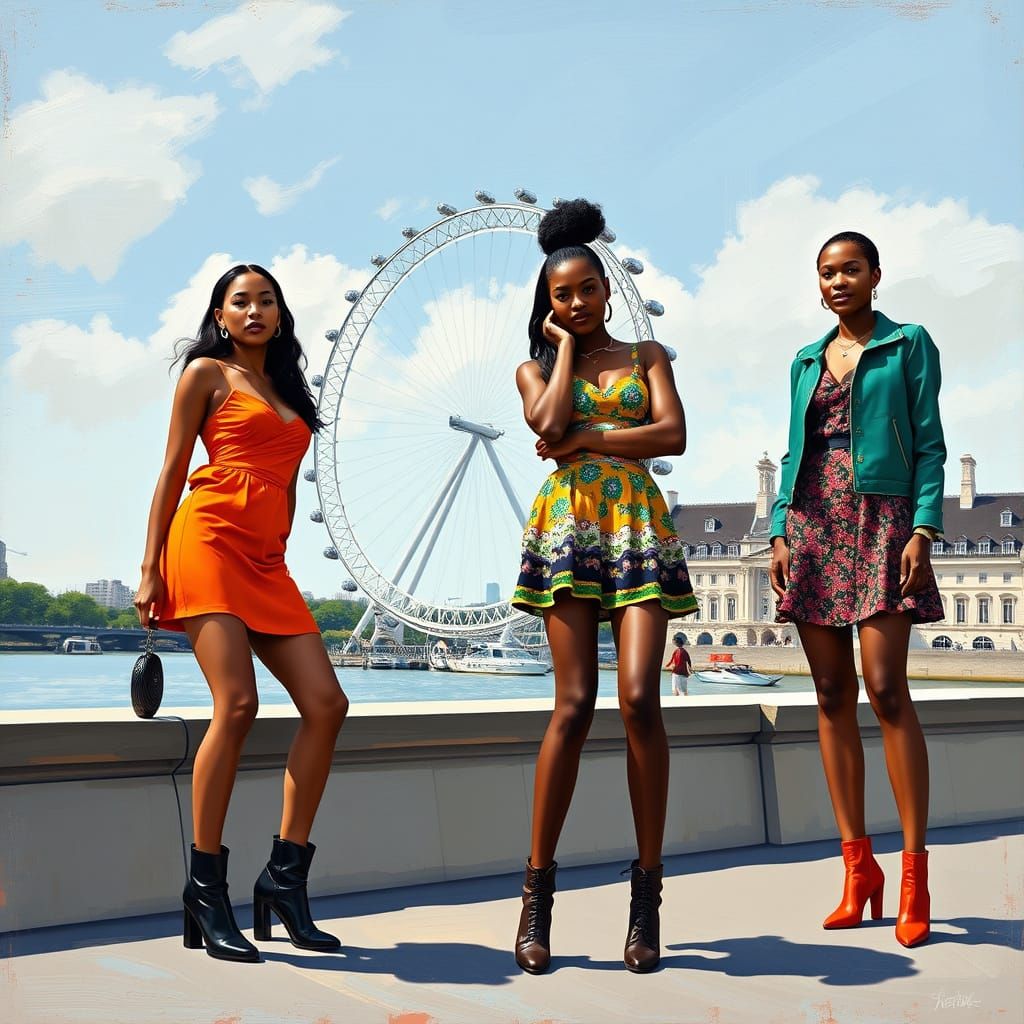 Women's Summer Fashion in Vibrant Colors, Inspired by Mozamb...