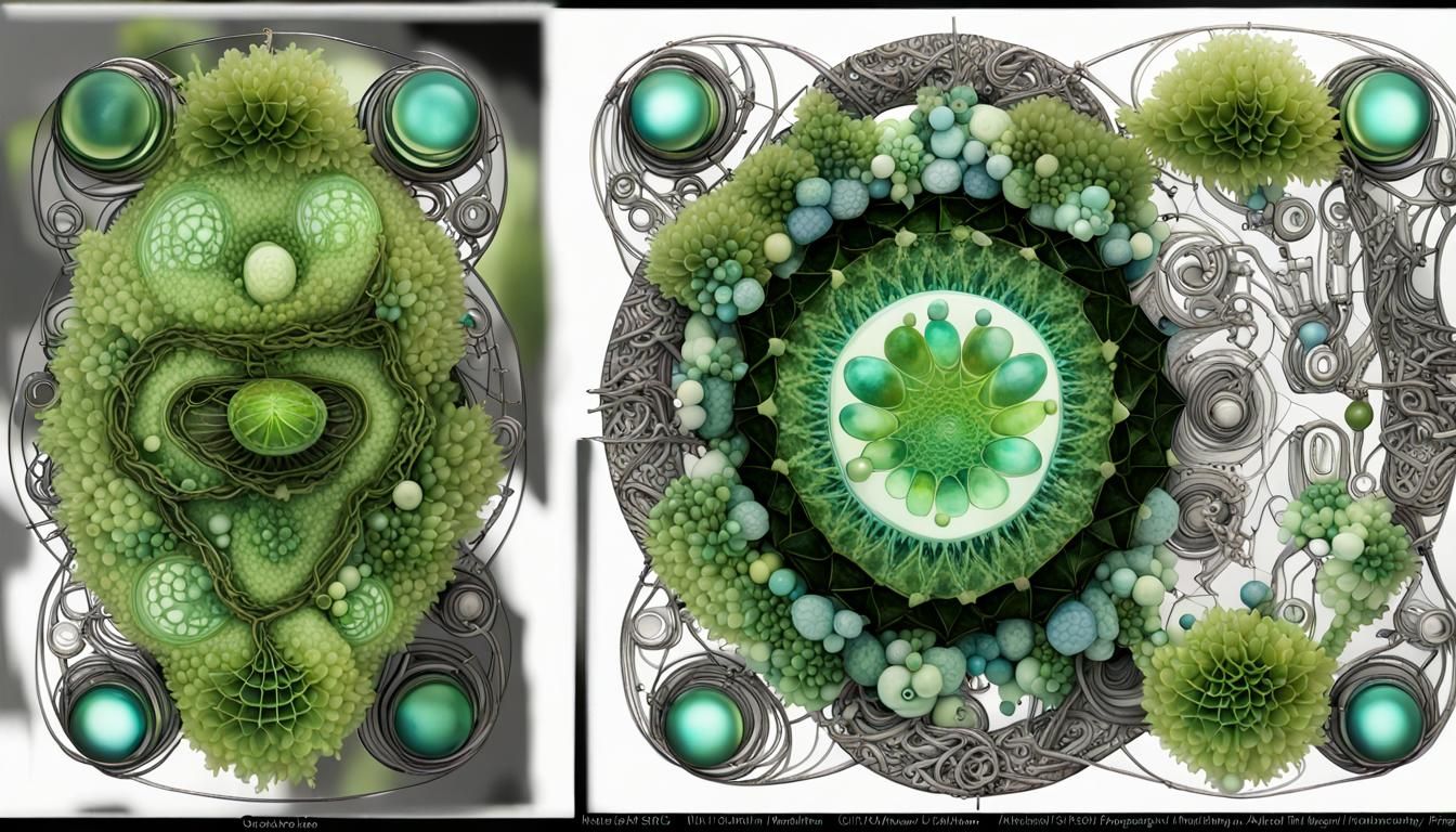 Anthropomorphic Interface with Quantum Zentangle Elements