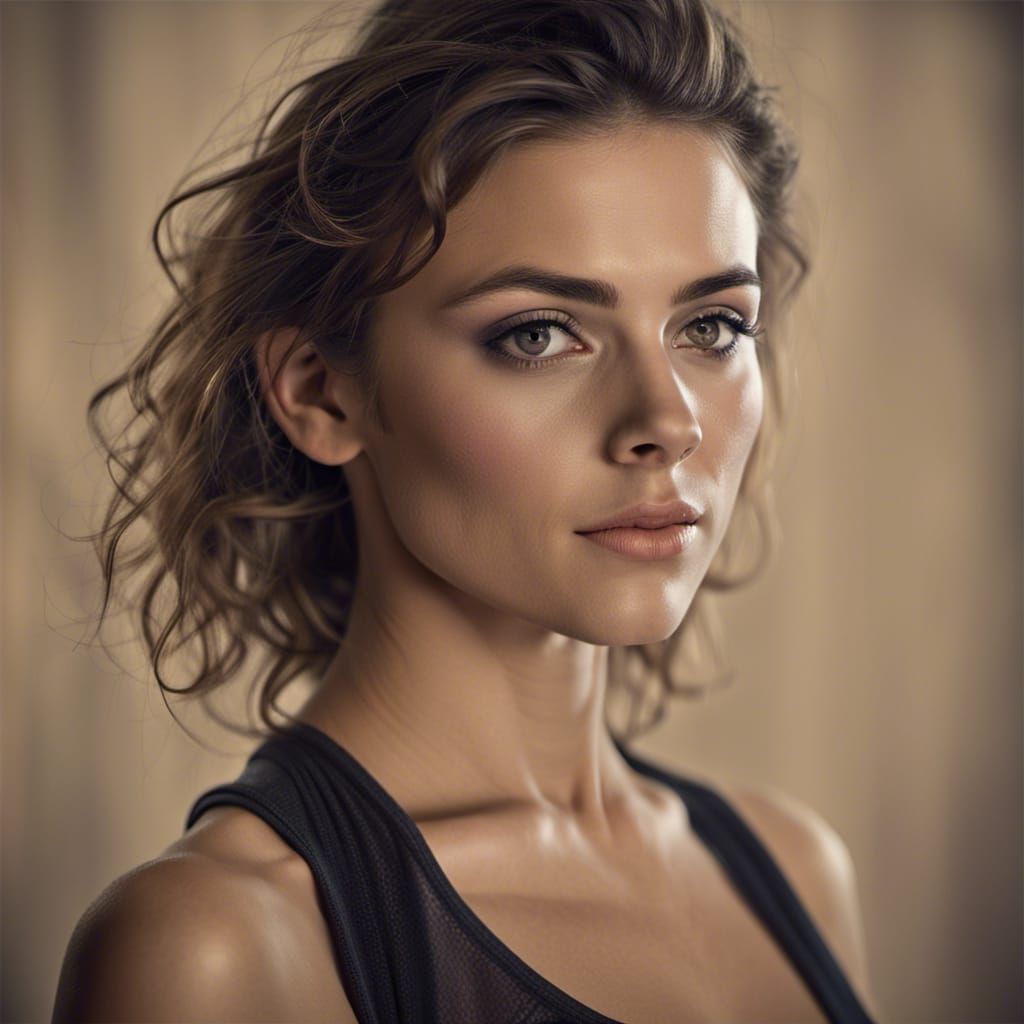 Professional Portrait of a Beautiful Italian Woman