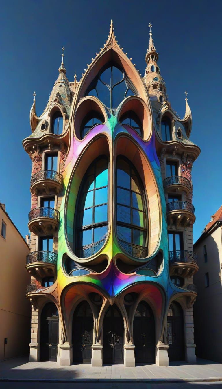Gaudi-esque elf mansion