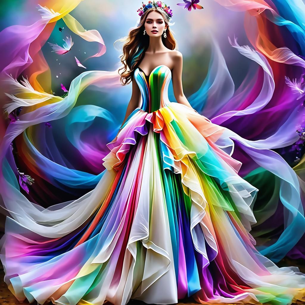 A Wedding dress for a fairy Queen