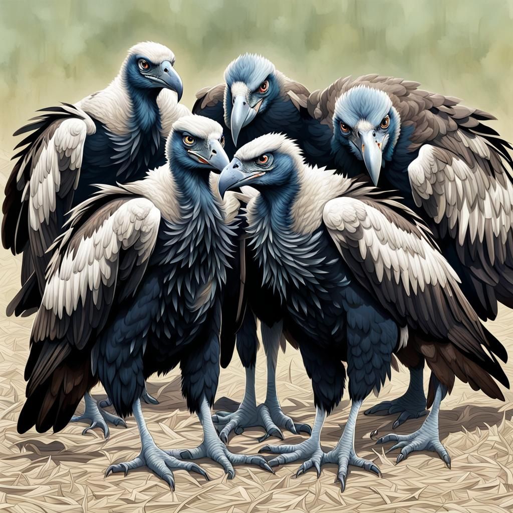 AI Realization of a Vulture Conspiracy Theory