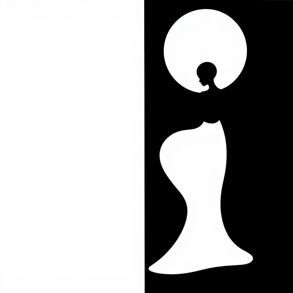 Contrasting Silhouettes in Avant-Garde Style