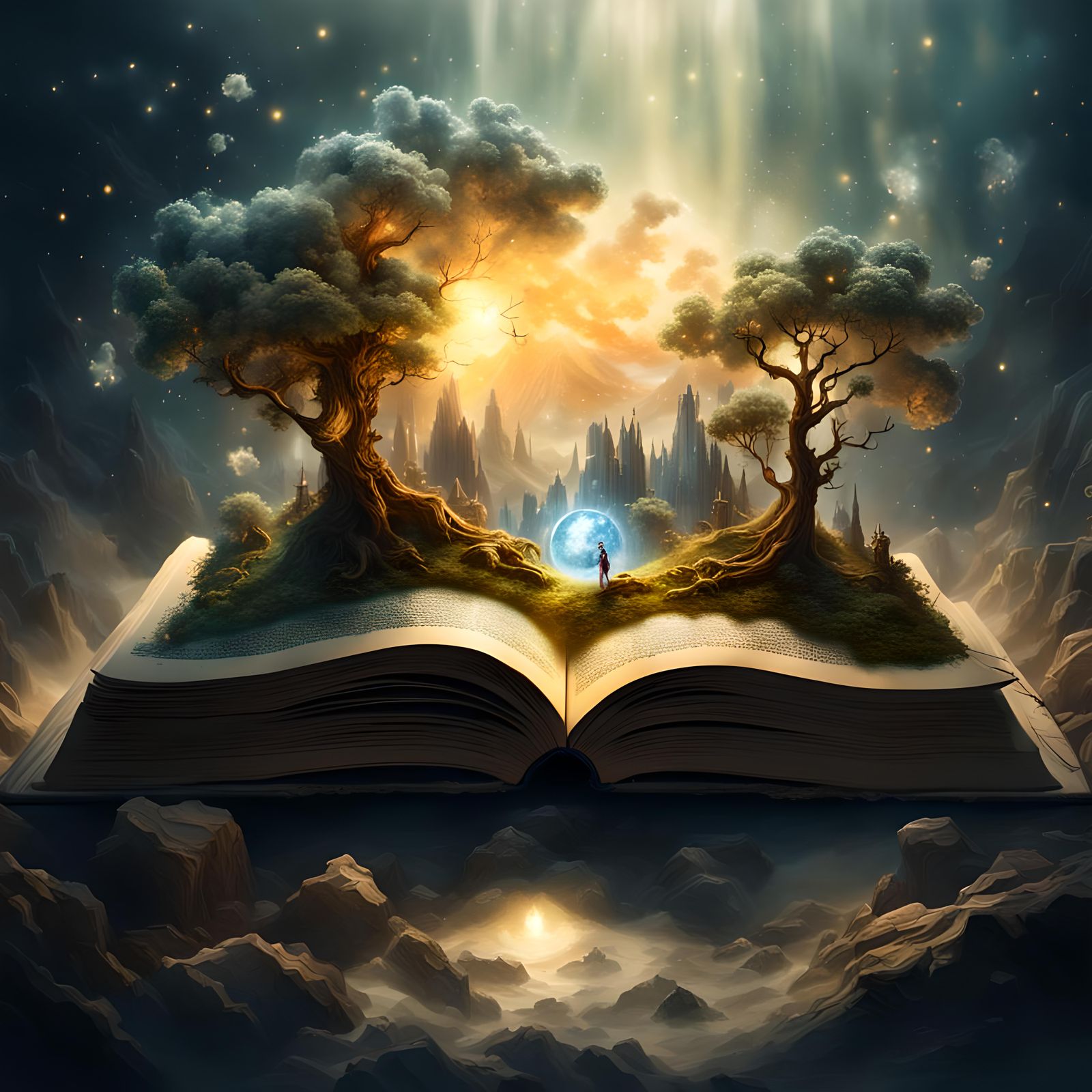 Miniature Fantasy World Emerges From Book