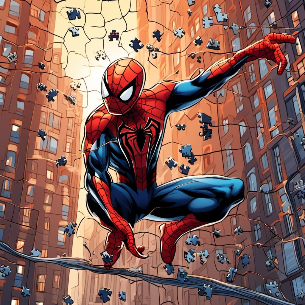 Spiderman Anime-Style Cel-Shaded Action Cartoon