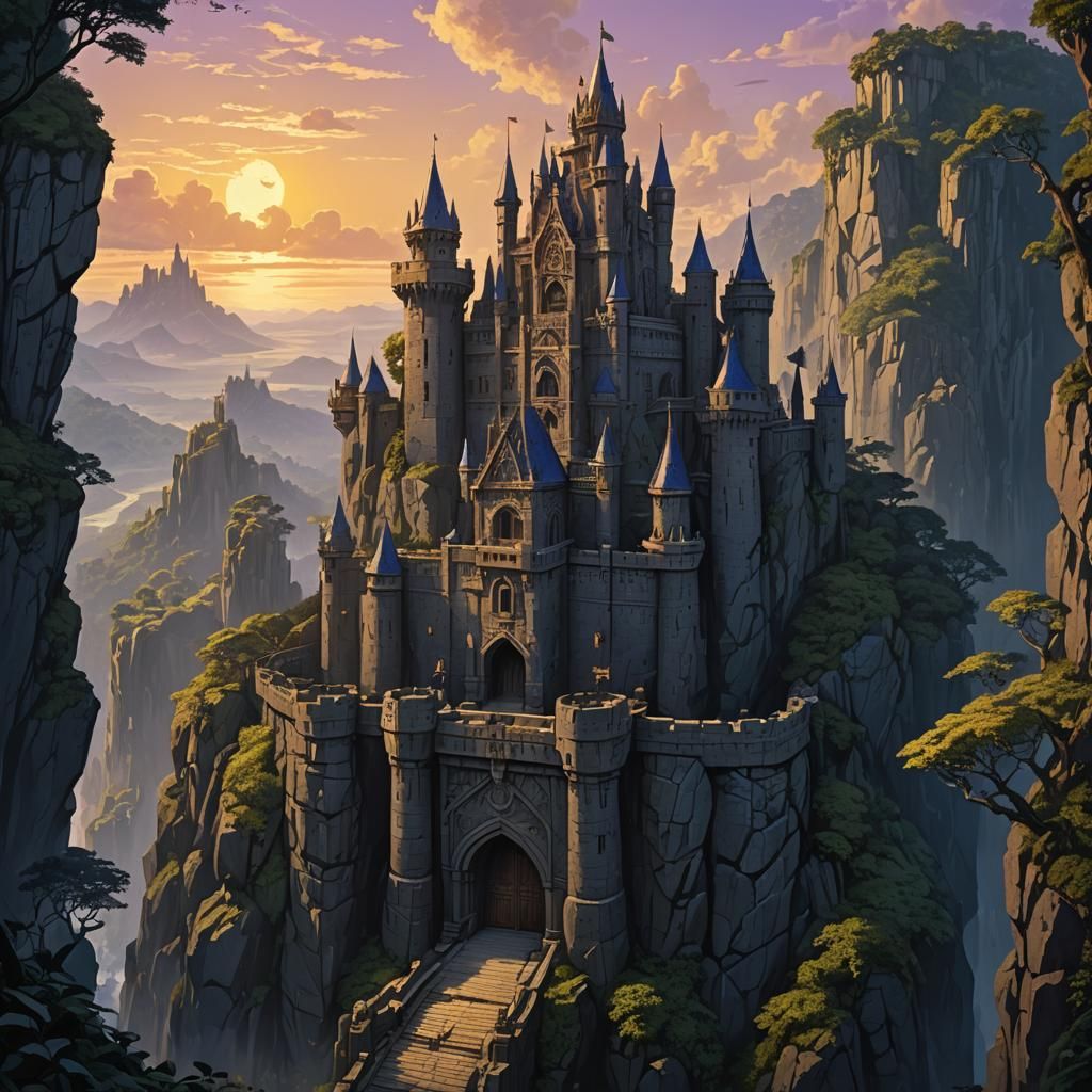 Granite Castle Overlooking Jungle Kingdom