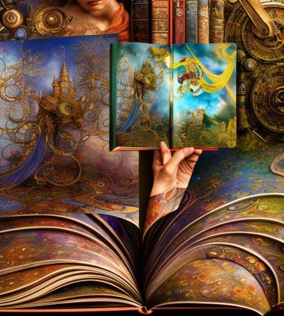Detailed Storybook Illustration in 8K Resolution