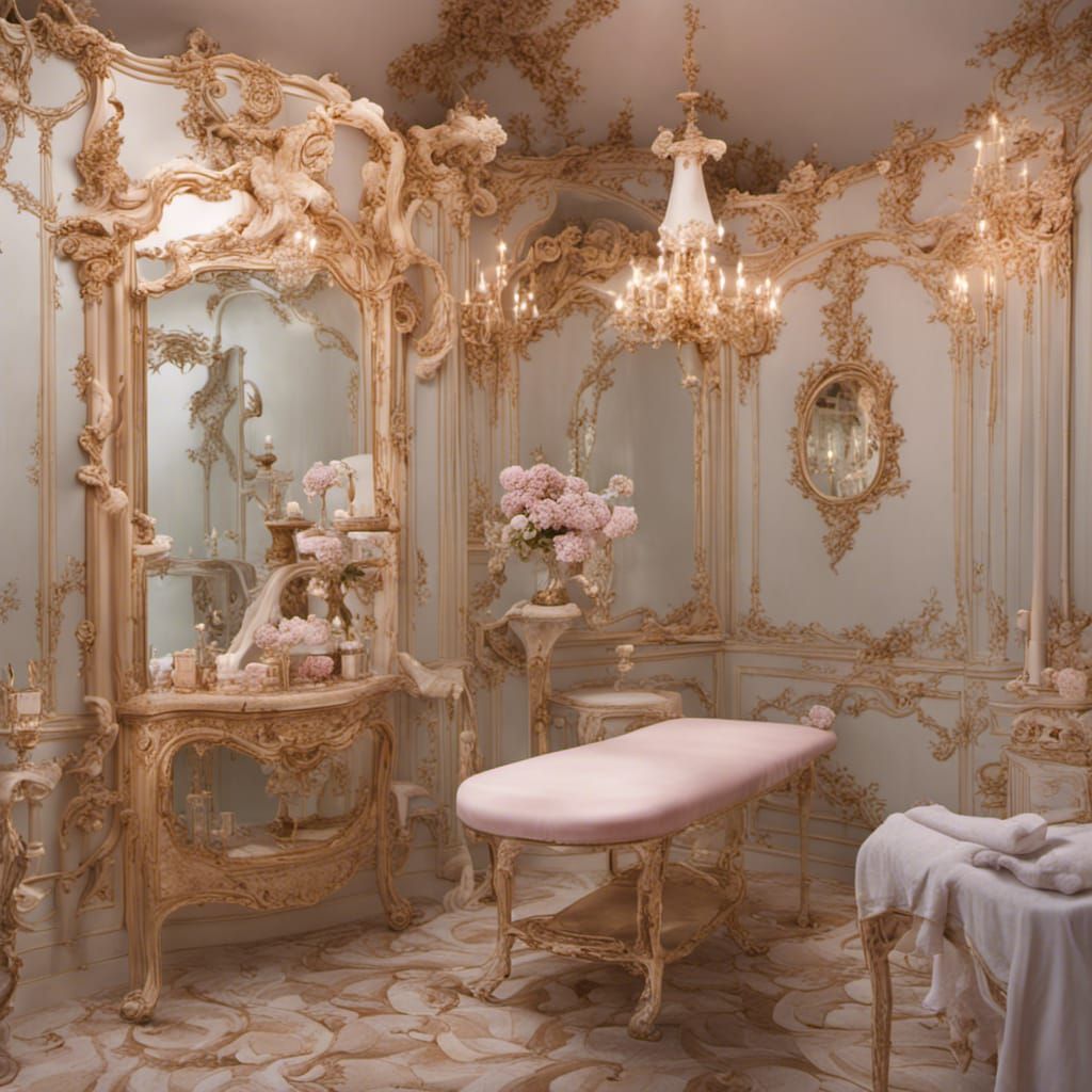 Rococo Fairy Salon with Magical Elixirs