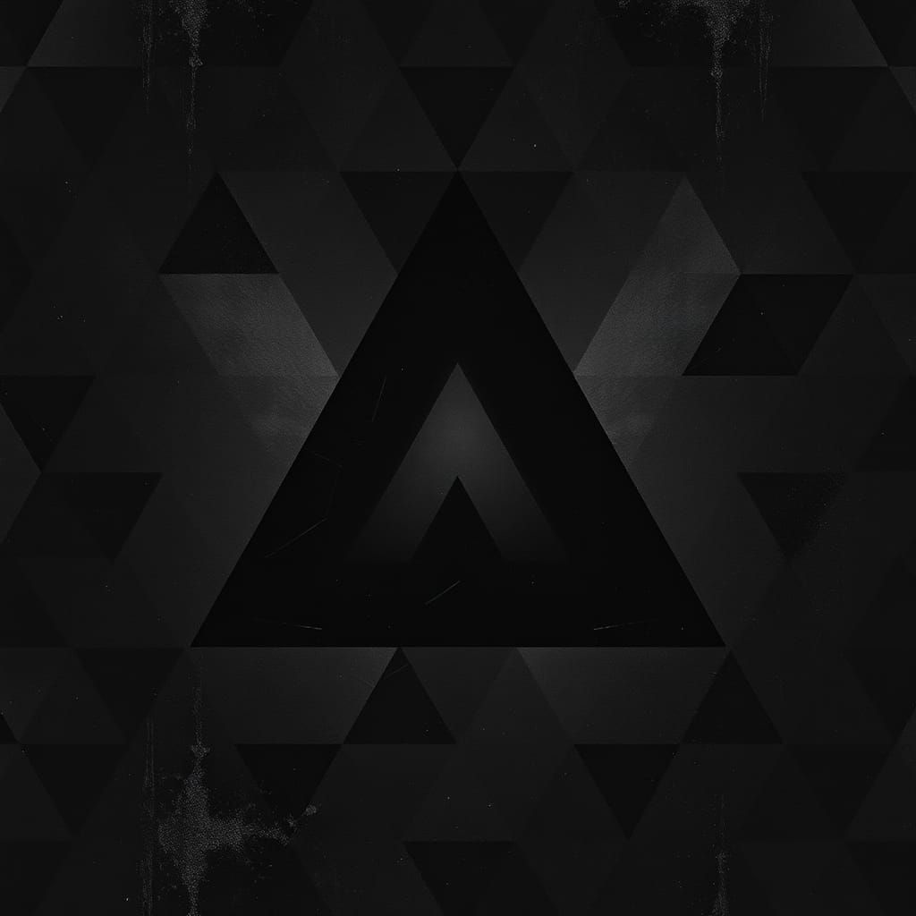 Ethereal Triangular Patterns in Constant Flux