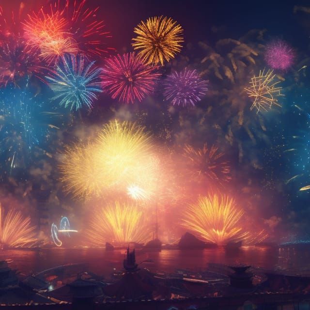 Fireworks Over the Harbor