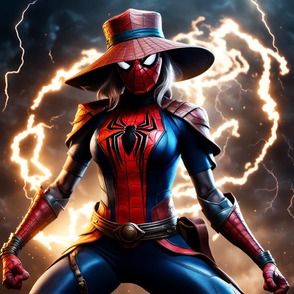 Spider-Girl Ready for Kombat in 8K