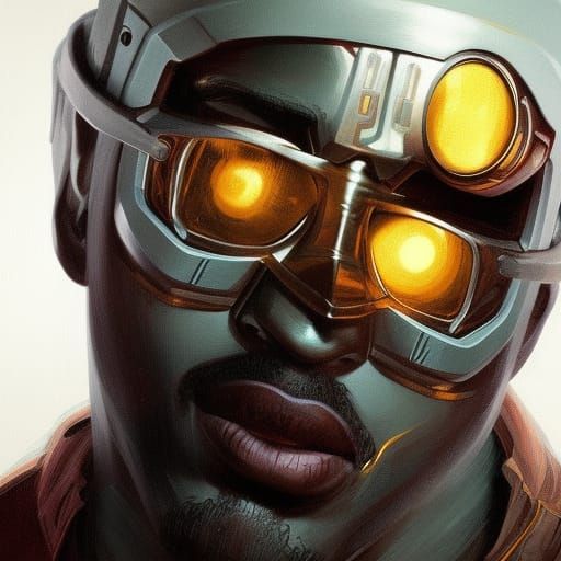 MF Doom Portrait in Artgerm Style