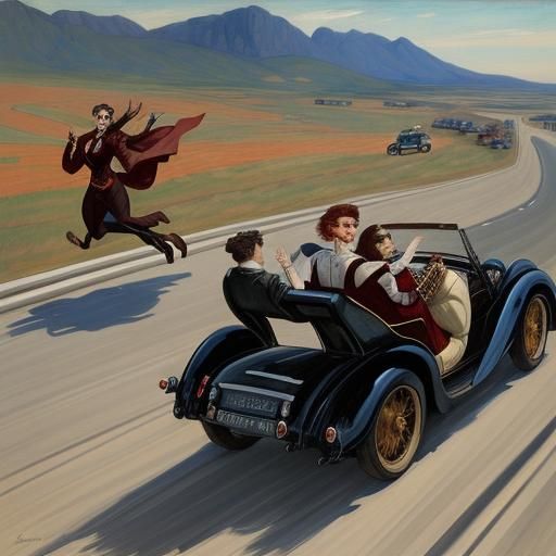 Vampire Supercar: Expressionist Dreamscape