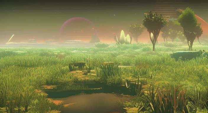 No Man's Sky: Intricate Deep Color Visual