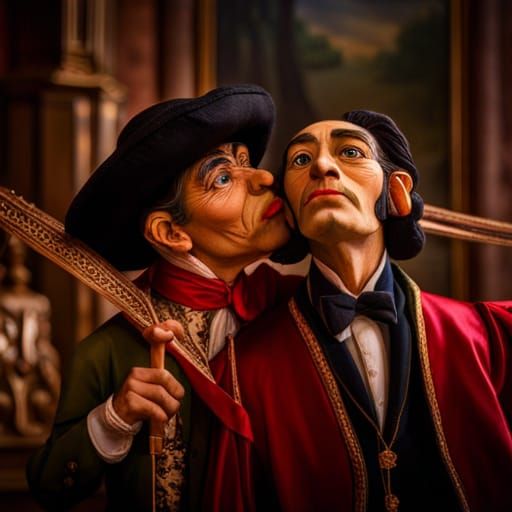 Puppet Love: Rococo Romance in Hyperrealism