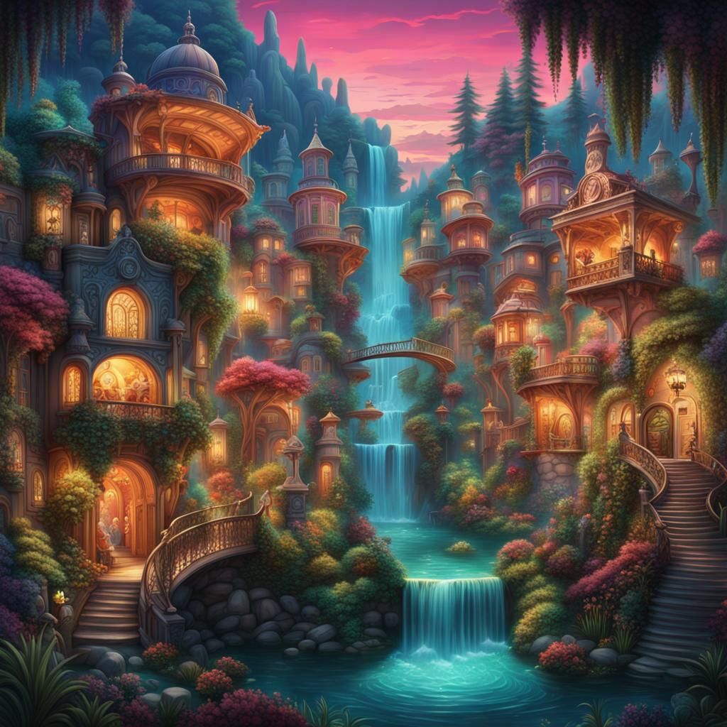 A mesmerizing utopian town