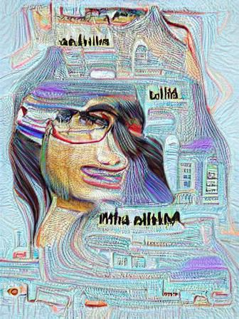 AI Generated Portrait of Mia Khalifa