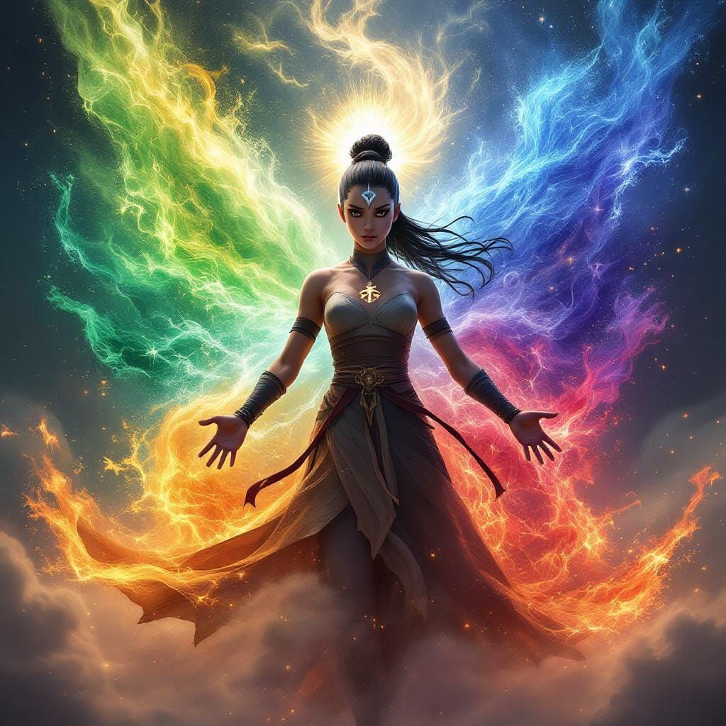 Korra Avatar State: Anime Meets Art Nouveau